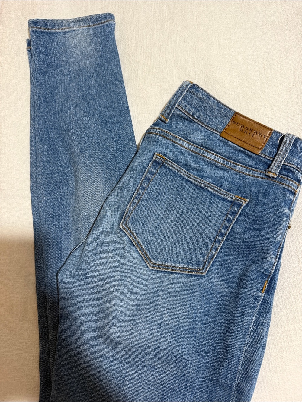 Burberry Women's Medium Blue Skinny Jeans